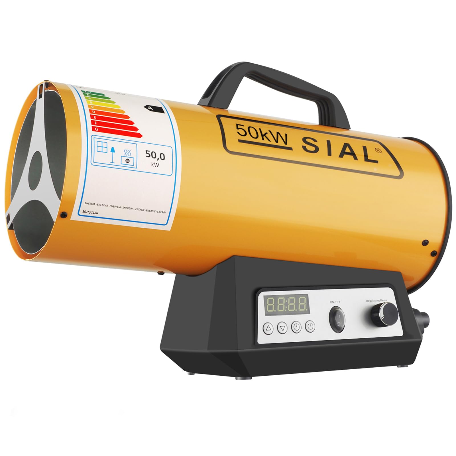 SIAL Chauffage Soufflant à Gaz Pour Ateliers Jaune Q50E